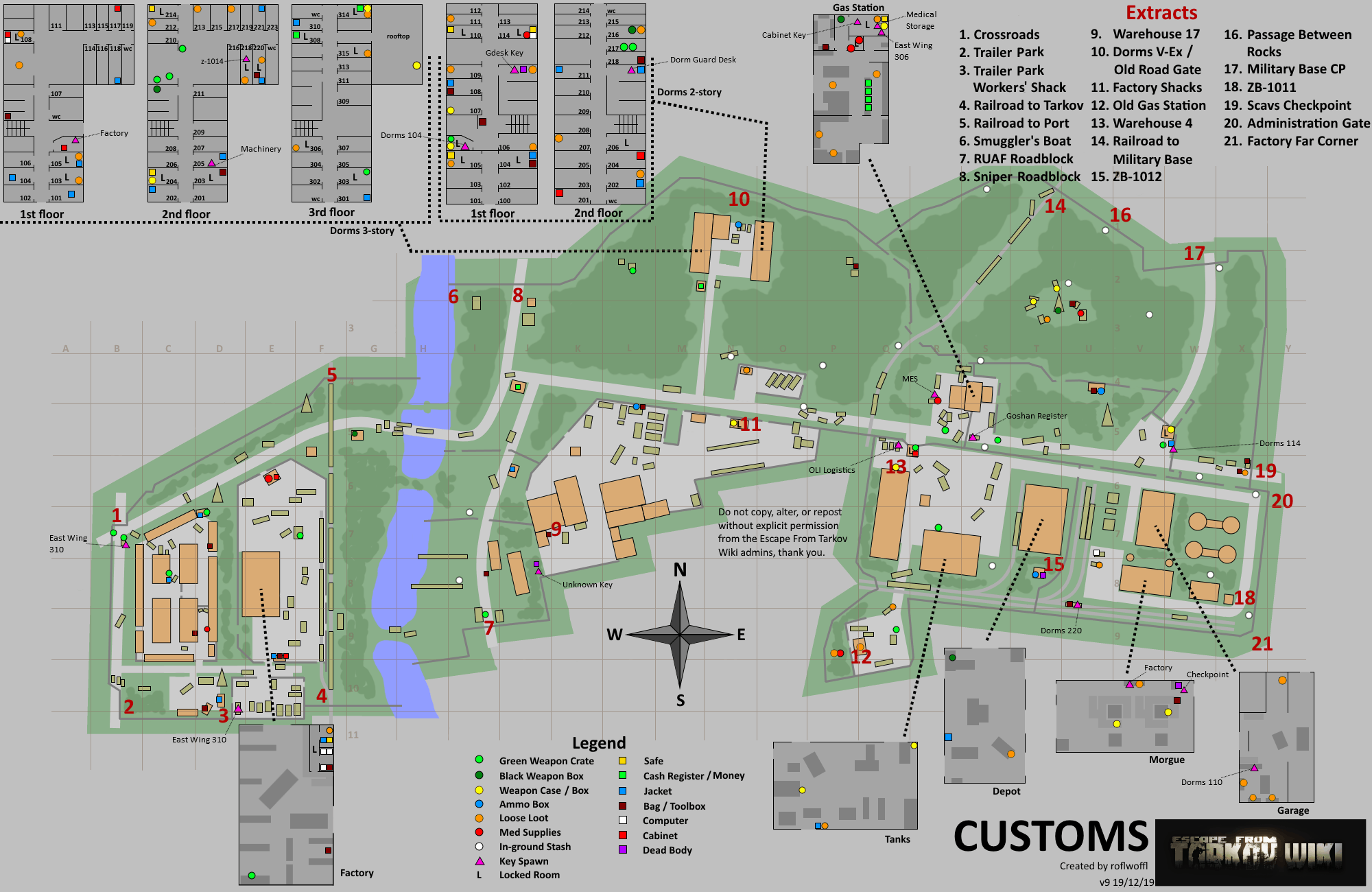 Escape From Tarkov: Customs Map Guide for Beginners 