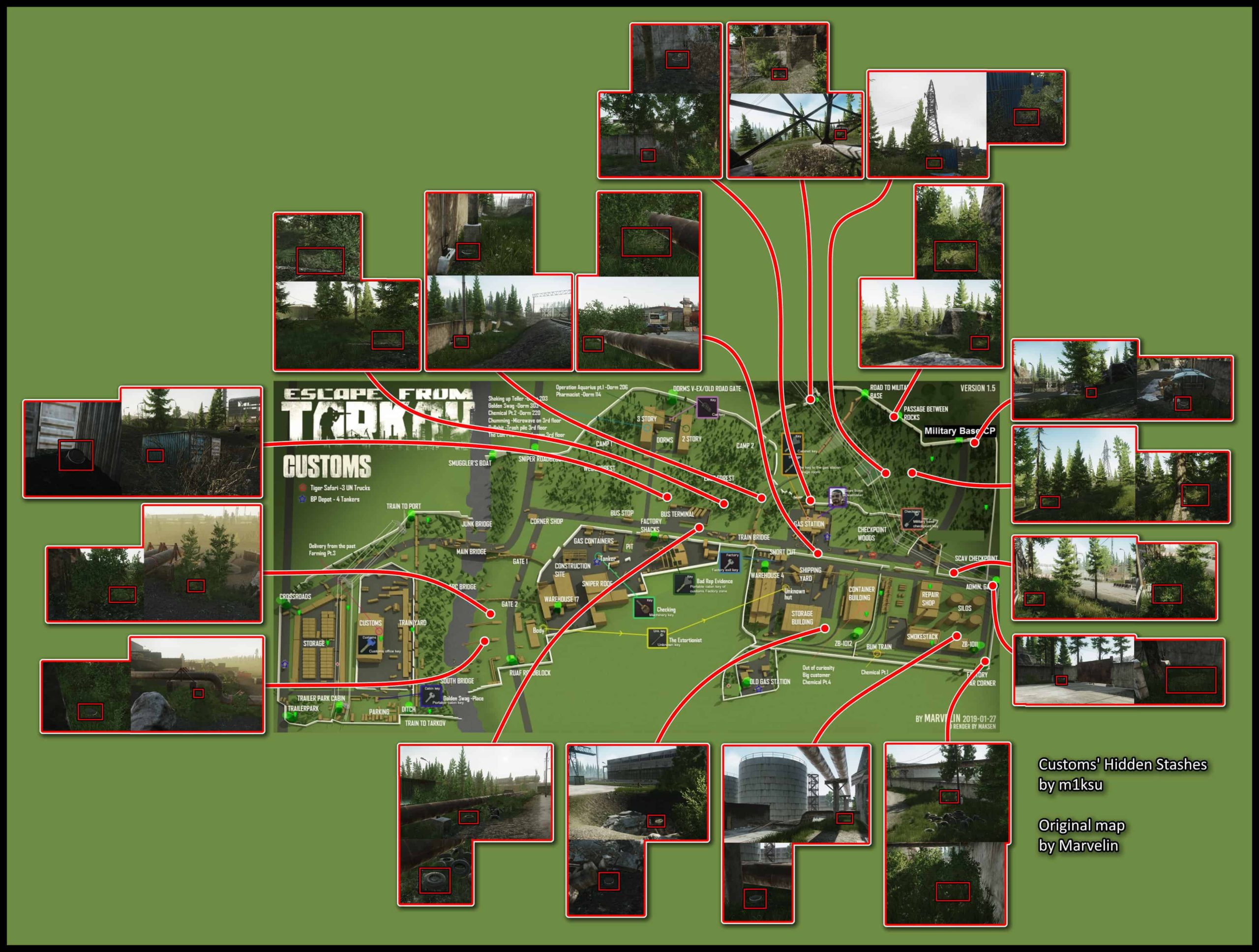 Escape From Tarkov Customs Map - Best Customs Loot and Key Guide